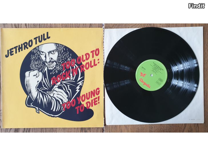 Säljes Jethro Tull, Too old to rockn roll too young to die. Vinyl LP