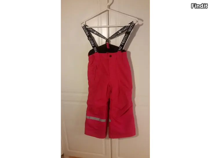 Säljes Reima toppahousut henkseleillä koko 110 punaiset 15e