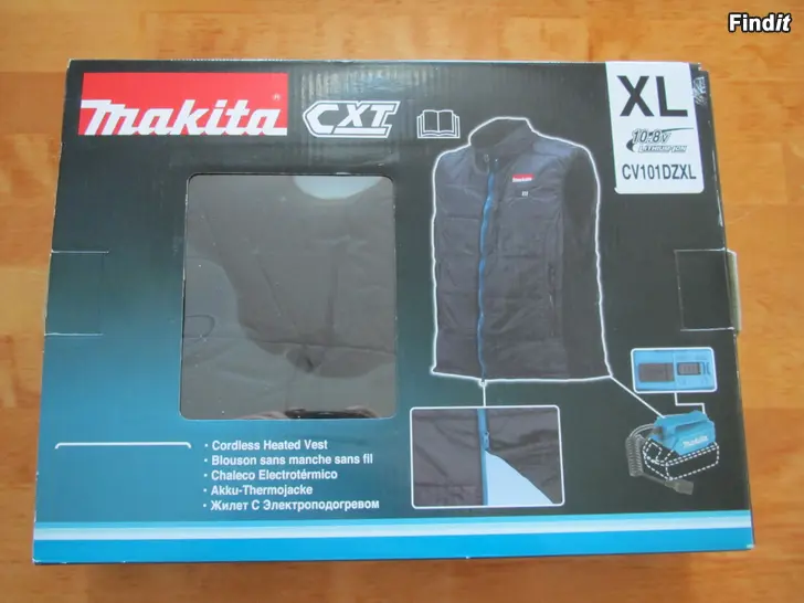 Myydään Makita Lämpöliivi kokoa XL