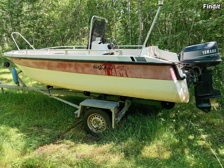 Säljes Sea Star 470 S + Yamaha 40 hp