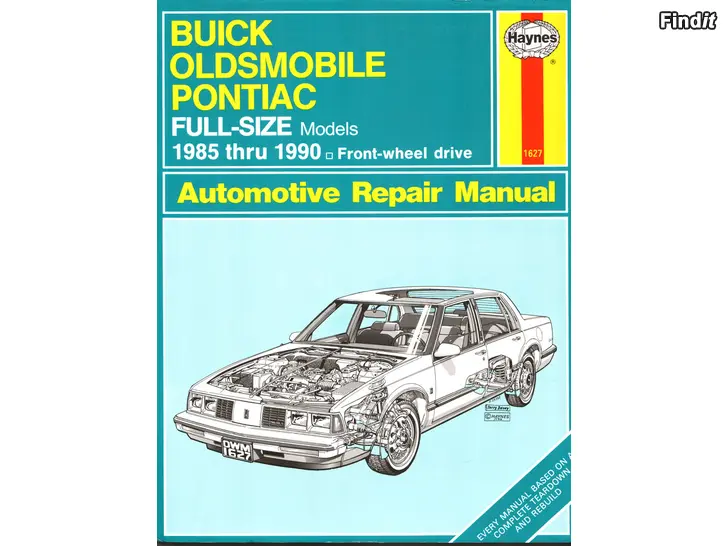 Myydään Oldsmobile Buick korjausops ja muita kirjoja
