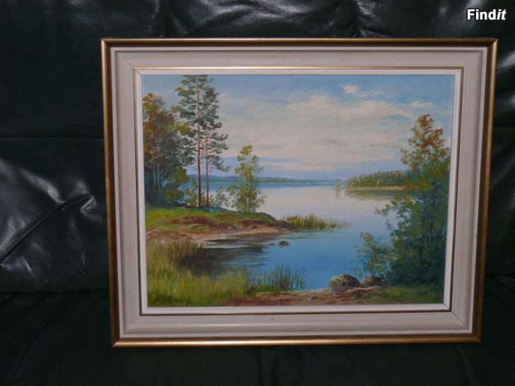 Säljes Oljemålning av N.Silverberg Nikolai Silverberg