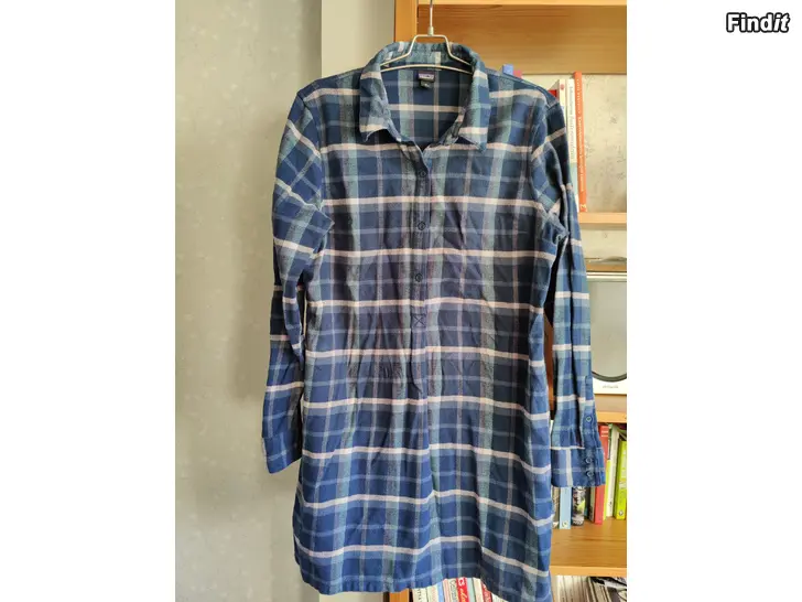 Myydään Patagonia Fjord flannel dress Dam M organic cotton
