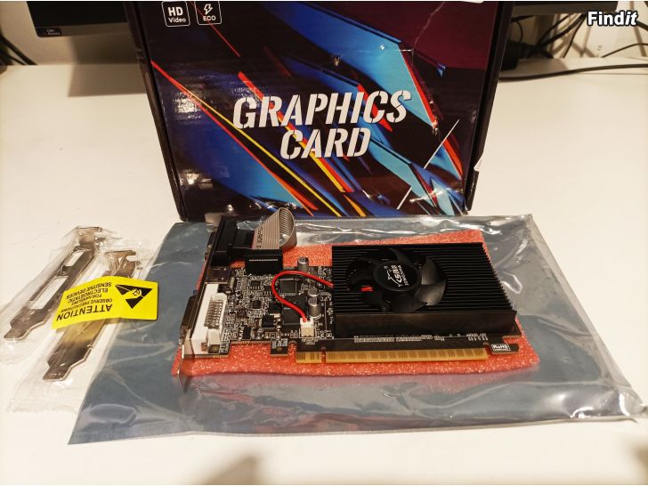 Myydään Nvidia Geforce GT 610 2gb gddr3 perusnäytönohjain