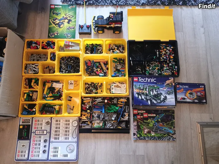 Säljes Lego Technic samling unik