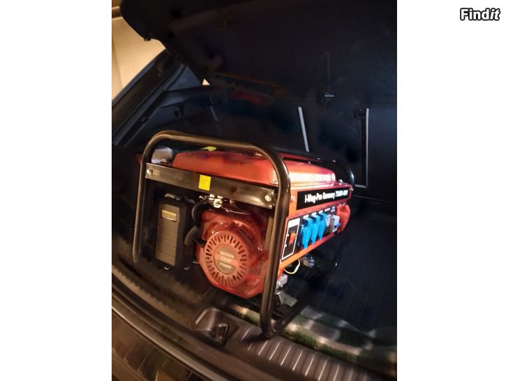 Myydään Eldriven generator 7500w-400v