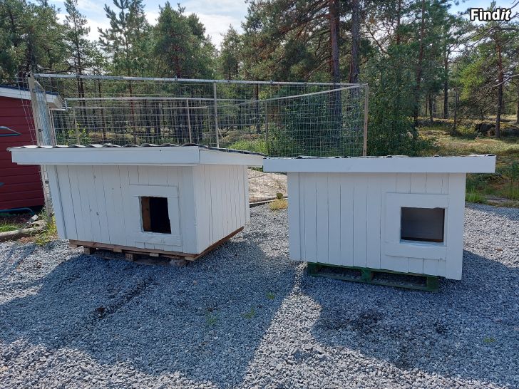 Säljes Isolerade hundkojor