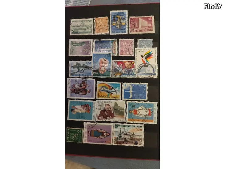 Myydään Stor frimärkssamling