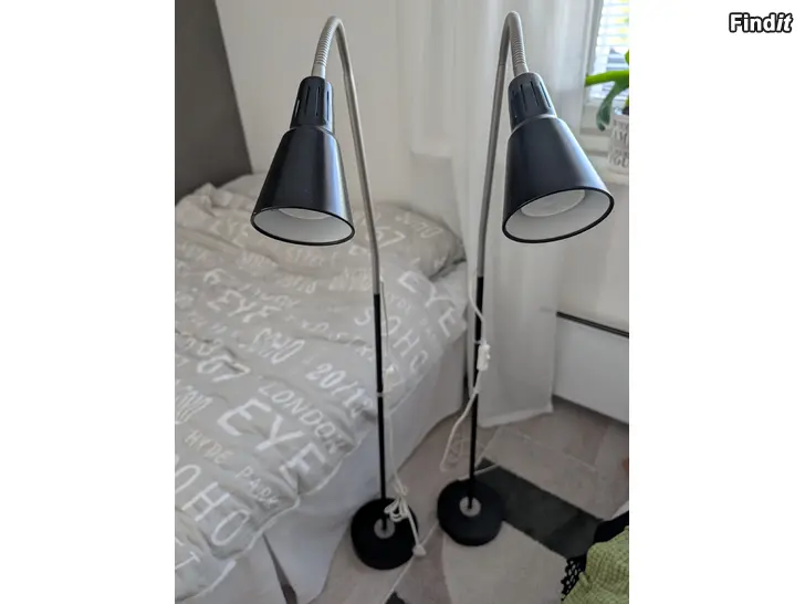 Säljes IKEA kvart golvlampor 2st
