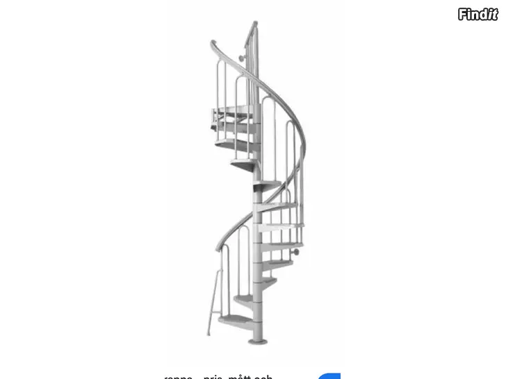 Säljes Spiraltrappa 100cm