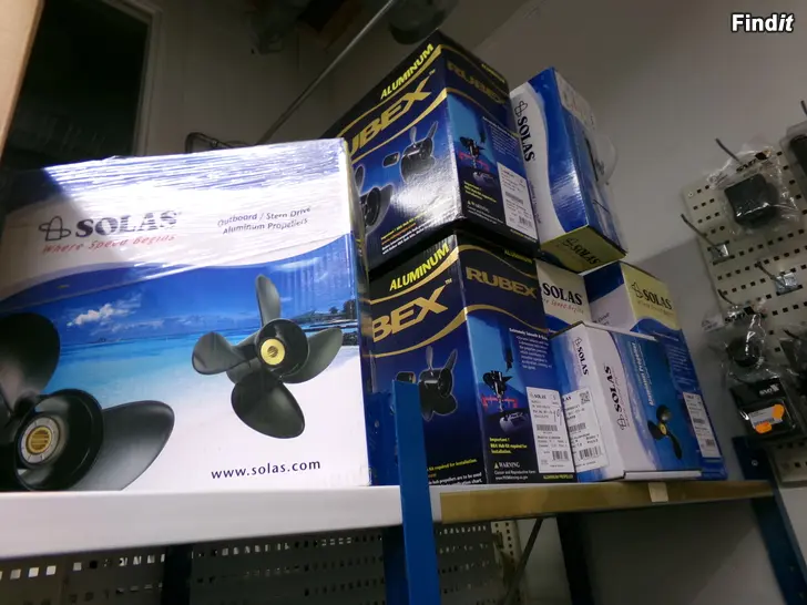 Säljes Anoder, Propellrar, Impellrar, Tändstift mm Konkursbo säljer