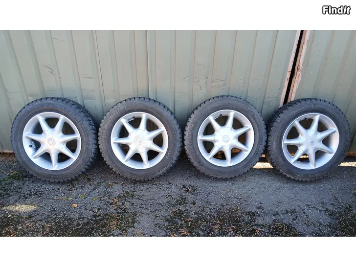 Säljes UUTTA vastaavat 175/65 R14 talvirenkaat aluvantein 5x98 jaolla
