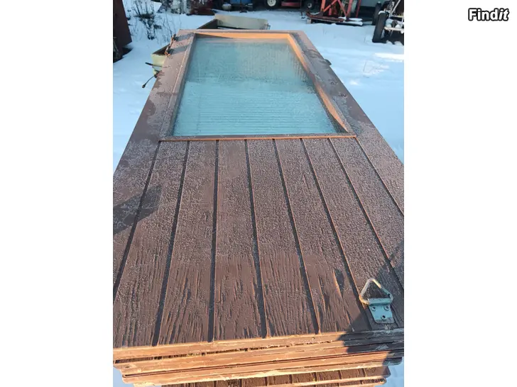 Myydään Billiga terasdörrar med värmeglas