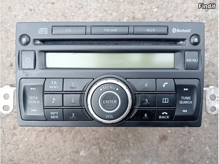 Myydään Nissan Note 2012 radio 28185-BH10A