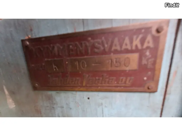 Myydään Kymmenysvaaka