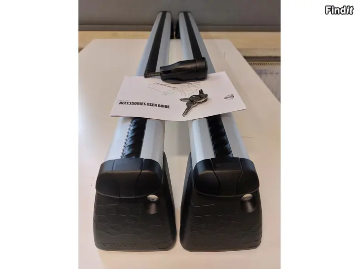 Myydään Volvo XC60 mk1 OEM ALU Kattotelineet/Takräcken vm. 2009-2017