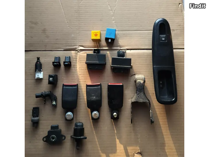 Myydään Moottorituki releet mikrokytkimet kampiakselinanturi tyhjäkäyntianturi