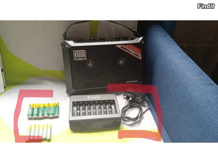 Myydään Roland Mobile Cube AMP stereo, monitoimi vahvari, patteritoiminen
