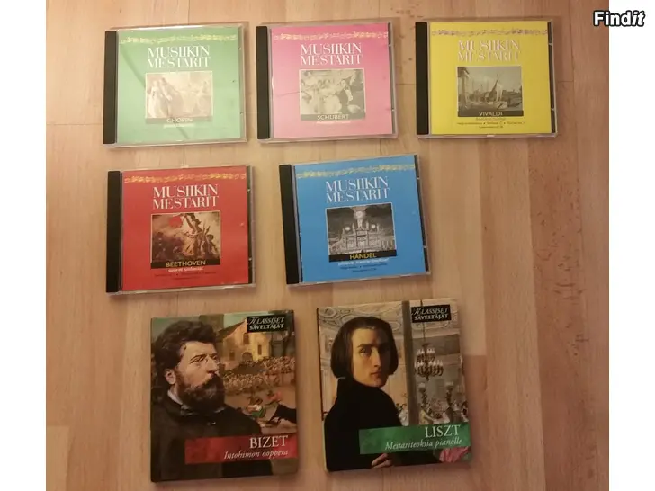 Myydään Klassinen musiikki 7kpl CD  -5e