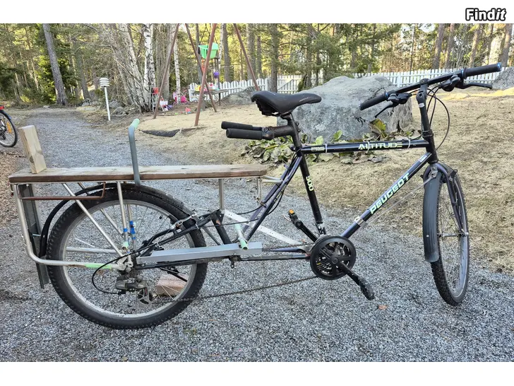 Säljes Egentillverkad longtail cargo cykel