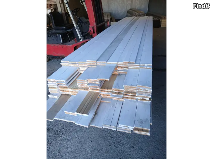 Myydään 1,19e/m Lauta 18x120 höylätty valkoinen talouslaatu