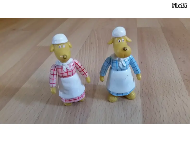 Myydään Mauri Kunnas Koiramäen hahmot-asukkaat korkeus n. 8cm -hinta 4e