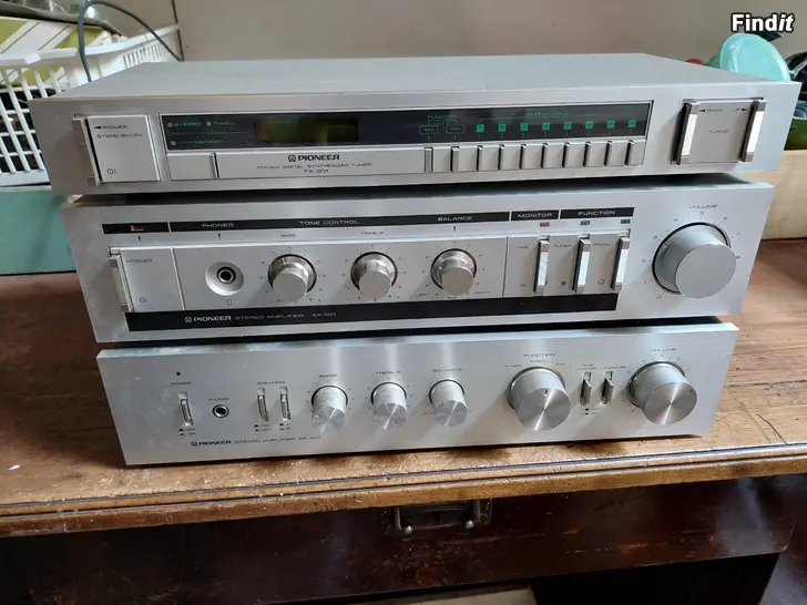 Säljes Vintage - Pioneer tuner och förstärkare