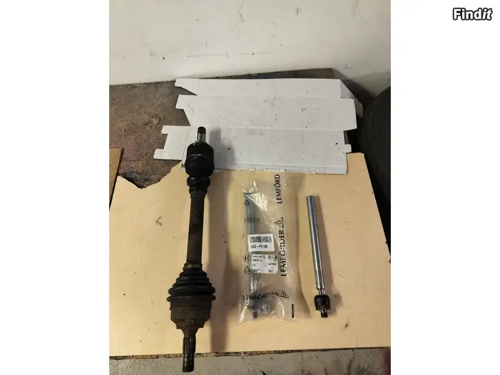 Myydään Vetoakseli raidetangon sisä