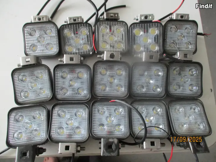 Myydään Led työvalot 15kpl