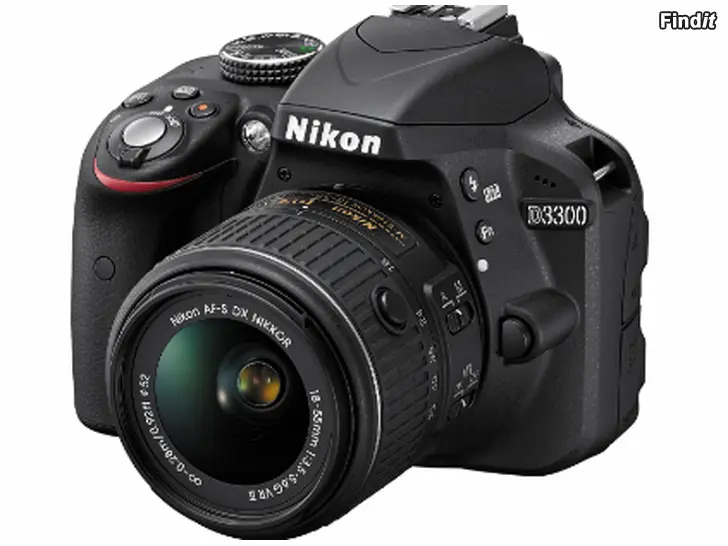 Säljes Begagnad Nikon D3300 + zoomobjektiv
