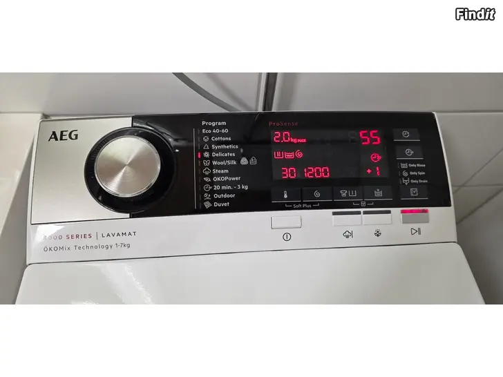 Säljes Tvättmaskin AEG 8000 serien
