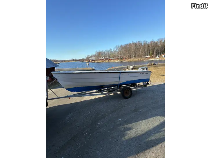 Myydään Uttern 455, suzuki 30 + trailer