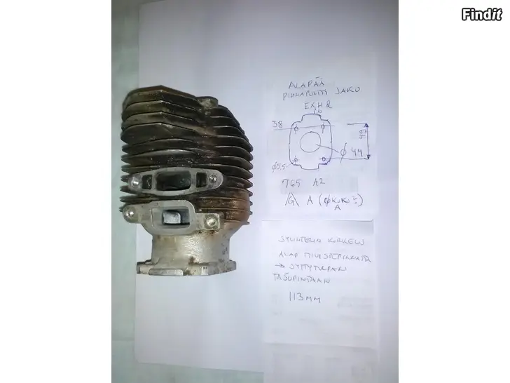 Vaihdetaan Stihl 041AV 041 pelkkä sylinteri. Priima