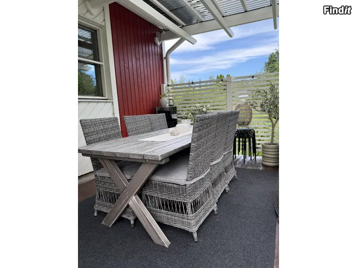 Säljes Terassbord med tillhörande stolar