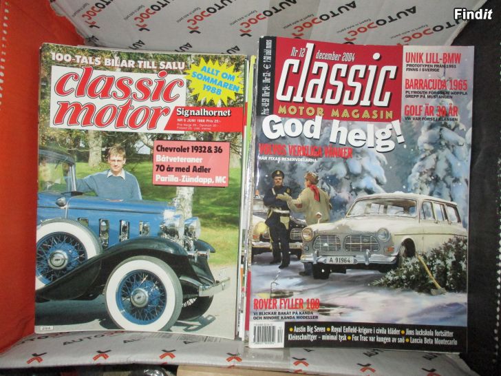 Säljes Classic Motor tidningspaket 75 st