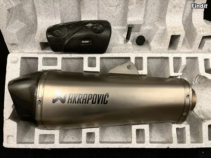 Säljes Akrapovic Ljuddämpare till Kawasaki ZZR 1400, ZX14R