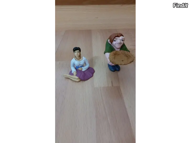 Myydään Disney Plastic Toy vintage muovilelu 2kpl yht.4e