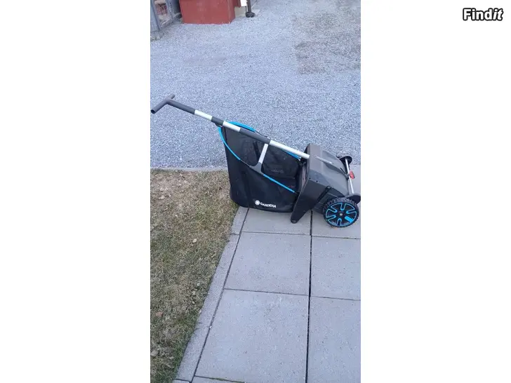 Myydään Gardena löv- och gräsuppsamlare