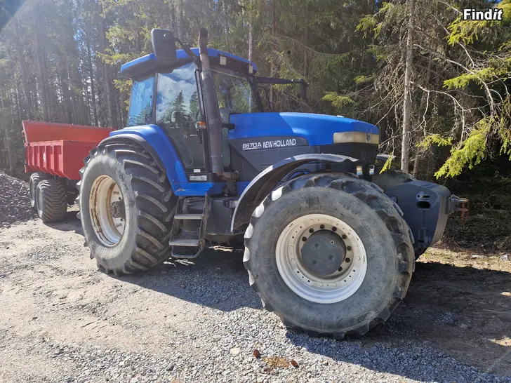 Säljes New Holland 8670A 170hk 6450 timmar