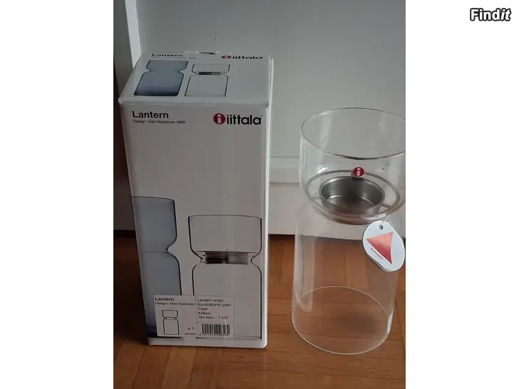 Myydään Iittala Lantern kynttilälyhty 190 mm, kirkas. Uusi