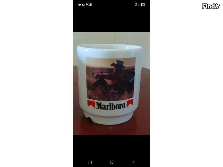 Myydään 2st Arabia Marlboro kaffekoppar