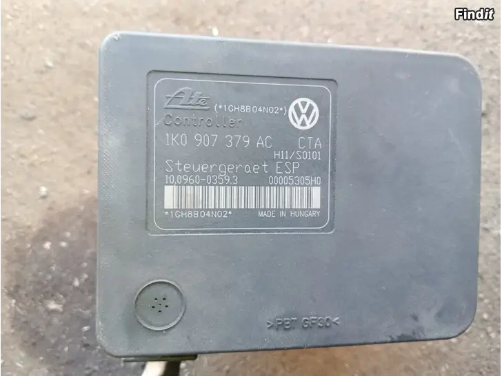 Myydään Skoda Octavia 2008 ABS/EPS-yksikkö 1K0907379AC