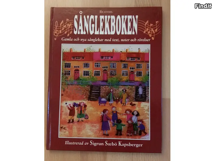 Myydään Sånglekboken  Gamla och nya sånglekar Richters -8e