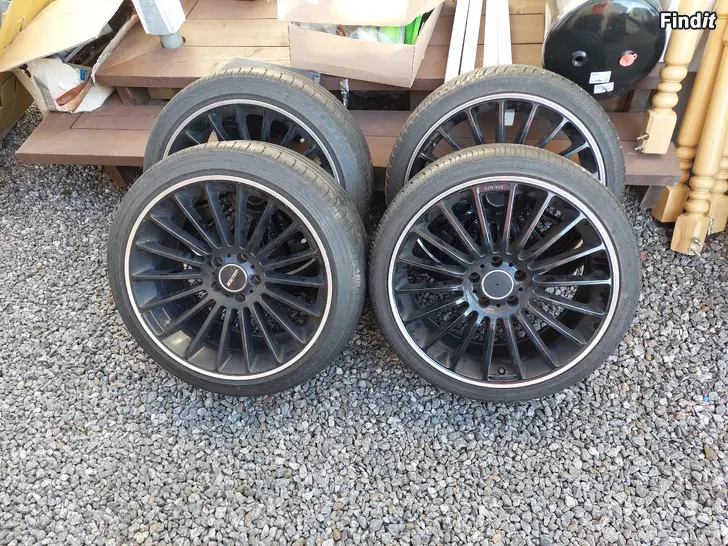 Myydään Keskin 9,5x19 5x112