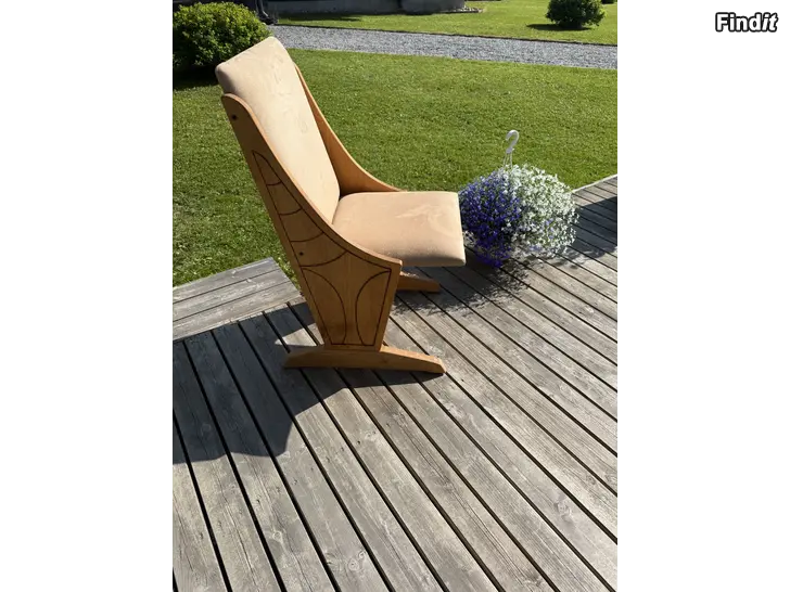 Säljes Stol med alcantara tyg