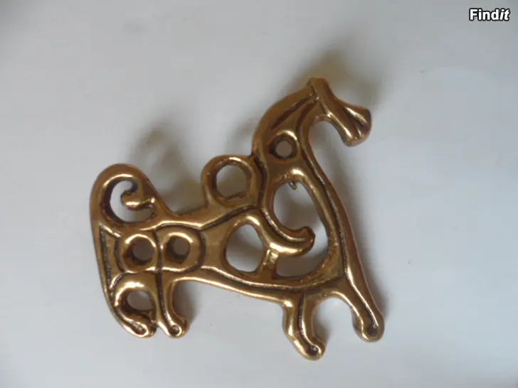 Myydään Kalevala Suomussalmen hevossolki pronssi