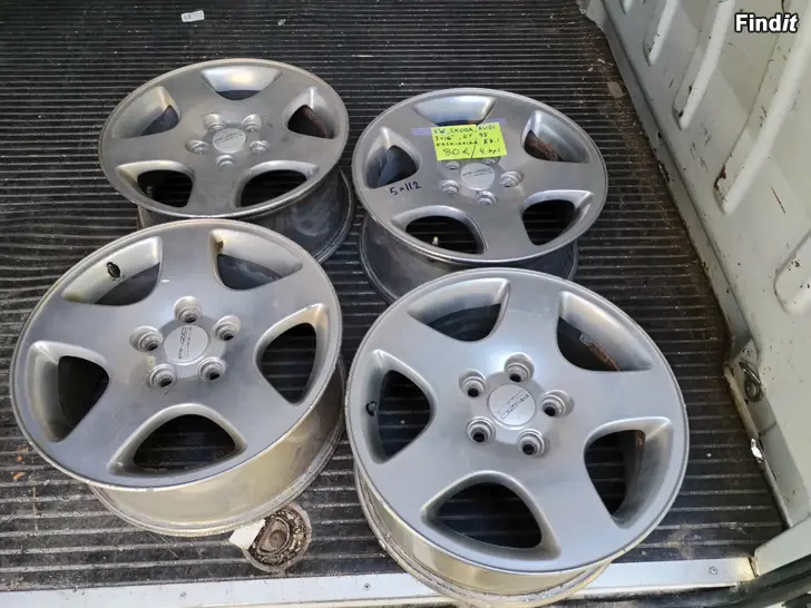 Myydään VW,Skoda,Audi aluvanteet