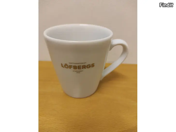 Säljes Löfbergs kahvi-mukeja 18 kpl. Ancap