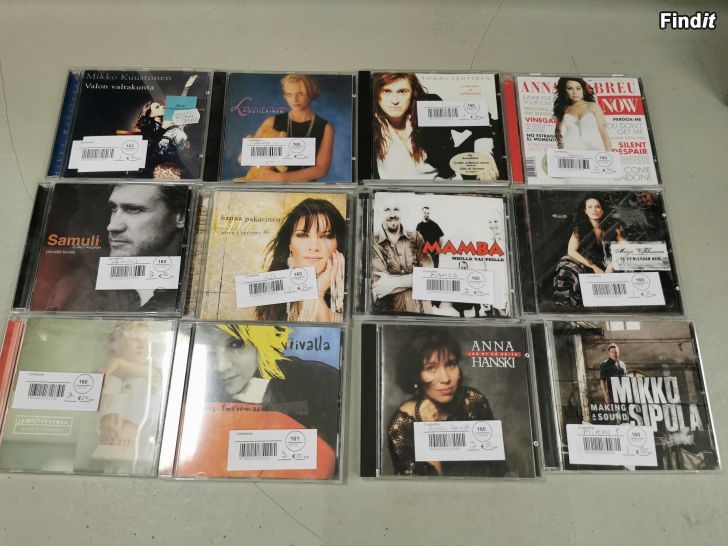 Säljes CD skivor med finsk musik
