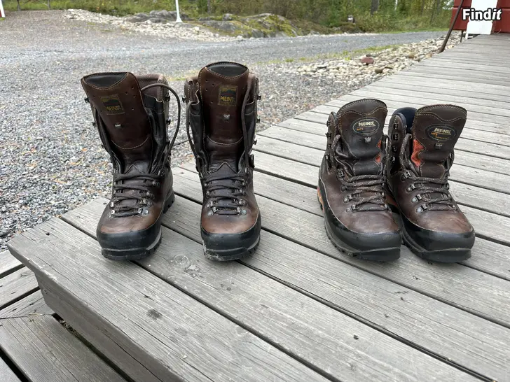 Myydään 2 paria Meindl metsästys/vaellus kenkiä